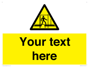 Custom Scaffold Incomplete Sign